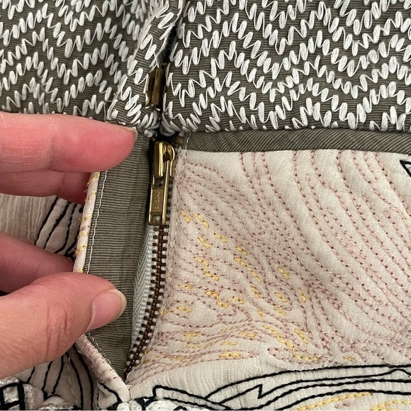 Tory Burch Ninian Embroidered Shorts Size 10 - Picture 6 of 12